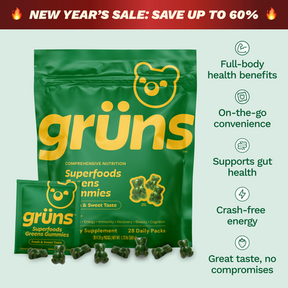 Gruns® Adults Super Greens Multivitamin Gummies