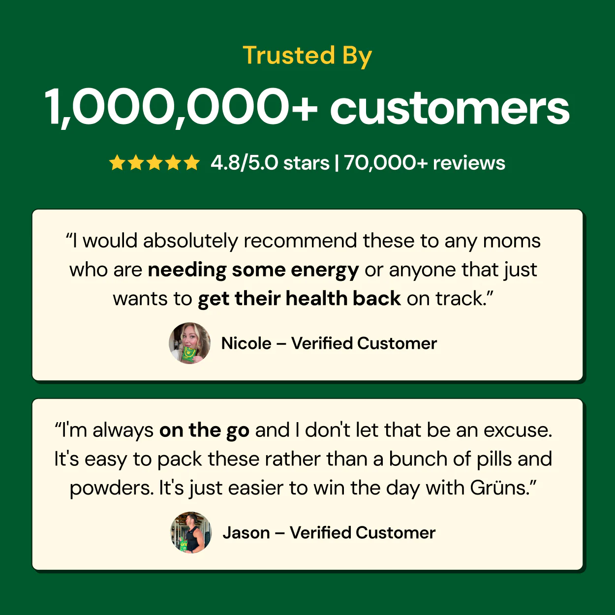 Gruns® Adults Super Greens Multivitamin Gummies