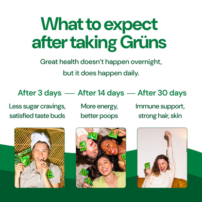 Gruns® Adults Super Greens Multivitamin Gummies